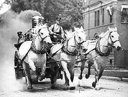 Colorado Attractions: Denver Firefighters Museum - horse drawn, Denver, Colorado