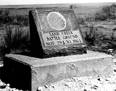 For many decades, this granite marker was the only acknowledgement, and was miles away from the actual location of the massacre site.
