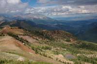 Mountians view of the Summit County Colorado